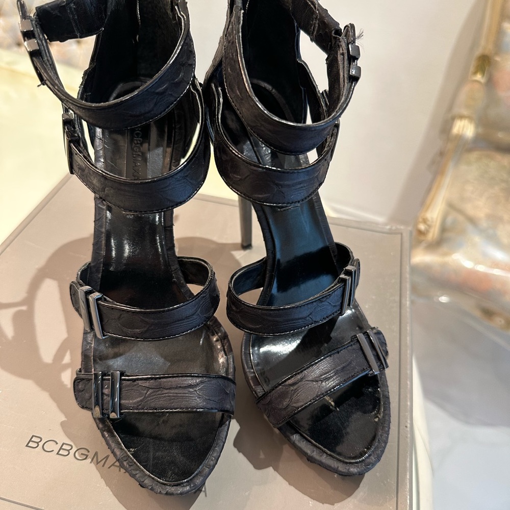 Bcbg Glazed Python Heels - image 2